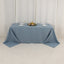 Premium Polyester 90"x132" Rectangle Tablecloth Dusty Blue - Seamless 220GSM Stain-Resistant Table Cover