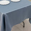 Lamour Satin 60"x102" Rectangle Tablecloth Dusty Blue - Durable & Silky Soft Feel Table Cover