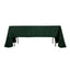 Lamour Satin 60"x126" Rectangle Tablecloth Hunter Emerald Green - Soft & Silk-Like Table Cover