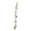 Lighted Greenery Garland with Eucalyptus & Peonies, 5.5ft Battery-Powered Greenery for Fireplace, Table & Event Styling