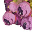 2 Pack 19" Purple Artificial Peony Flower Wedding Bouquets, Faux Silk Flower Arrangements