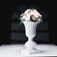 2 Pack 20" White Urn Planter, Floral Pedestal Flower Pot Plant Stand - PVC