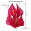 5 Bushes 19" Fuchsia Artificial Burlap Calla Lilies, Craft Flowers 25 Pcs