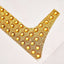 Decorative Rhinestone Number "1" Stickers, Glitter Adhesive Craft Numbers Gold DIY Sparkle Embellishments 8"