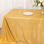 Sequin Dots Polyester 90"x132" Rectangle Tablecloth Shimmering Gold - Seamless, Glittering & Wrinkle Free Table Cover for Stylish Event Decor