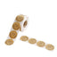 500Pcs 1.5â€ Handmade with Love Olive Branch Stickers Roll, Cookie and Bakery Box Labels - Round
