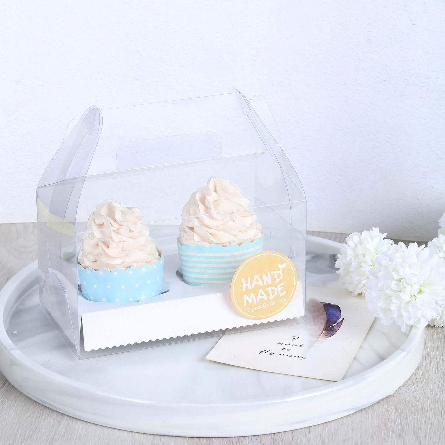 500Pcs 1.5" Handmade Especially For You Stickers Roll, Cookie and Bakery Box Labels - Round