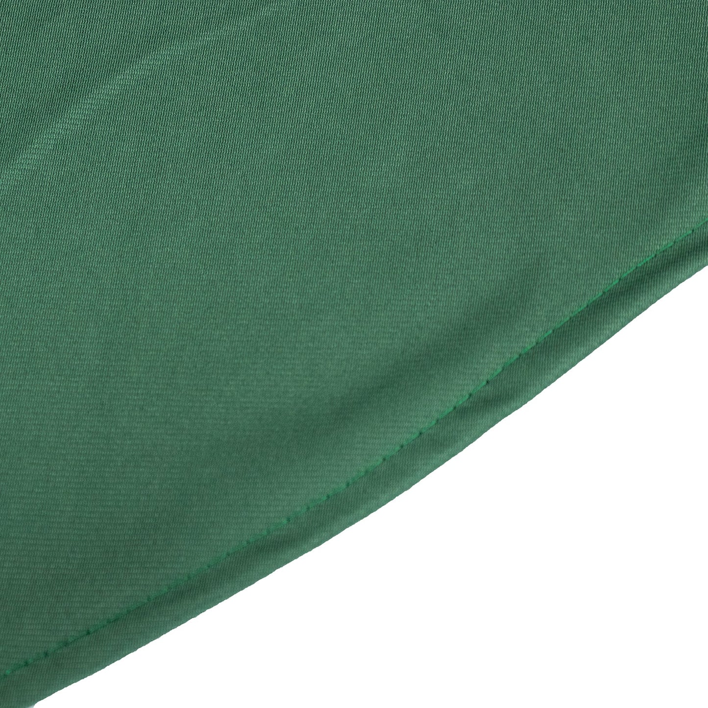 Scuba Round 108" Tablecloth Hunter Emerald Green - Wrinkle Free & Stain Resistant Table Cover