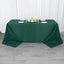 Premium Polyester 90"x132" Rectangle Tablecloth Hunter Emerald Green - Seamless 220GSM Stain-Resistant Design
