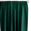 2 Pack Hunter Emerald Green Scuba Polyester Event Curtain Drapes, Durable Flame Resistant Backdrop Event Panels Wrinkle Free with Rod Pockets - 10ftx10ft