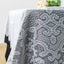Lace 60"x108" Rectangular Oblong Tablecloth White - Premium Finish for Versatile Table Settings