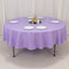 Premium Polyester 90" Round Tablecloth Lavender Lilac - Stain and Wrinkle-Resistant Design with 220GSM Thickness Table Cover