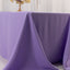Premium Polyester 90"x132" Rectangle Tablecloth Lavender Lilac - Seamless 220GSM Stain-Resistant Table Cover