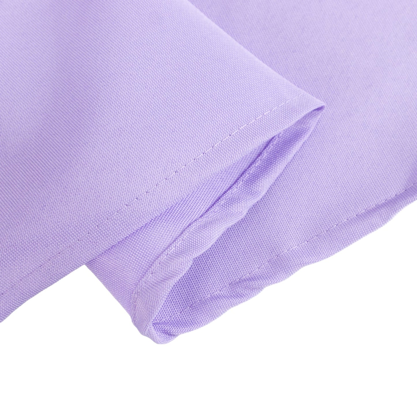 Premium Polyester 108" Round Tablecloth Lavender Lilac - Wrinkle-Resistant 220GSM Table Cover