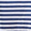 5 Pack Satin 20"x20" Napkins Navy Blue/White - Striped Reusable Dinner Napkins