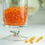 400 Pcs Acrylic Ice Bead Vase Fillers Mini Orange - Chic DIY Craft Crystals for Wedding Centerpieces & Table Styling