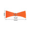 5 Pack Stretch Spandex Chair Sashes Orange - Reusable Chair Bands with Silver Diamond Ring Slide Buckle 5"x14"