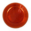 6-Pack Acrylic Round Charger Plates 13" in Orange with Beaded Rim, Dinner Charger Event Tabletop Decor