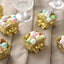 12 Pack 2.5" Gold Mini Chariot Treat Party Favor Boxes, Small Candy Container Gift Boxes
