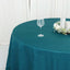 Taffeta 120" Round Tablecloth Teal - Seamless Accordion Crinkle Table Cover