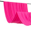 Fuchsia 4-Way Stretch Spandex Event Curtain Drapes, Wrinkle Free Backdrop Event Panel with Rod Pockets - 5ftx10ft