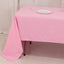 Premium Polyester 60"x126" Rectangle Tablecloth Pink - Stain-Resistant 220GSM Finish Table Cover