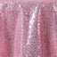 Sequin 72"x72" Table Overlay Square Tablecloth Pink - Sparkly Table Cover