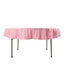 Scuba Round 70" Tablecloth Pink - Wrinkle Free & Stain Resistant Table Cover