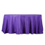 Polyester 132" Round Tablecloth Purple - Seamless Chic Table Cover