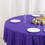Scuba Round 90" Tablecloth Purple - Wrinkle Free & Stain Resistant Table Cover
