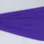 5 Pack Stretch Spandex Chair Sashes Purple - Fitted Finish Two Ply Heavy Duty Chair Bands 5"x12"