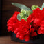 12 Bushes Red Artificial Silk Chrysanthemum Flower Bouquets