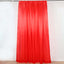 8ftx10ft Red Satin Event Curtain Drapes, Backdrop Event Panel