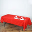 Polyester 60"x102" Rectangle Tablecloth Red - Durable and Stylish Table Cover