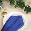 5 Pack Premium Velvet 20"x20" Napkins Royal Blue - Soft Sheen Finish Cloth Napkins
