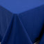 Cotton Blend 90"x156" Rectangle Tablecloth Royal Blue - Seamless Wrinkle-Resistant Table Cover