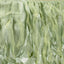 Taffeta 14ft Table Skirt Sage Green - Cascading Curly Willow Style Table Cover