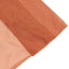 5ftx32ft Terracotta (Rust) Chiffon Curtain Panel, Durable Flame Resistant Backdrop Ceiling Drapery With Rod Pocket