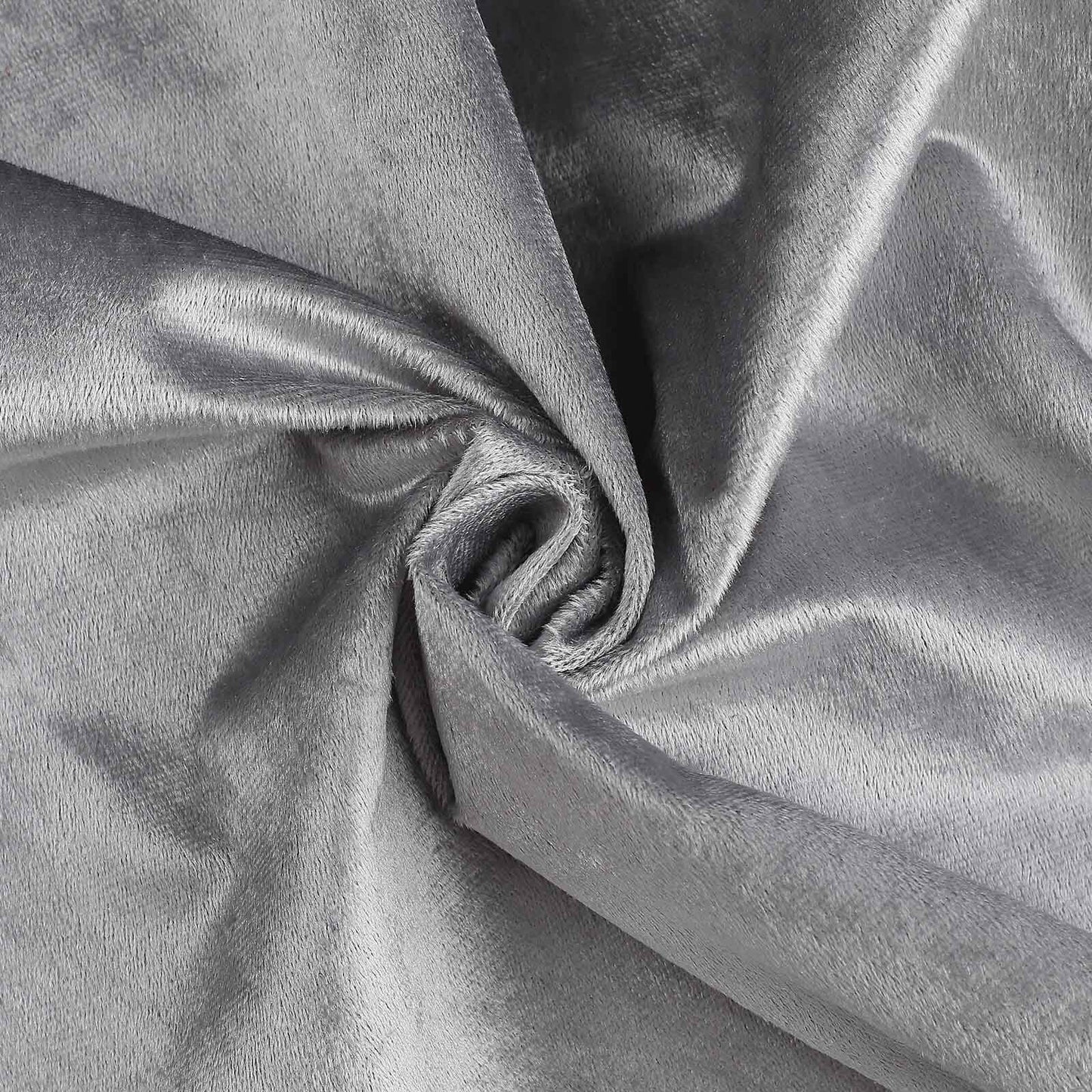 Premium Velvet 90"x156" Rectangle Tablecloth Silver - Reusable Soft & Seamless Table Cover