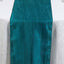 Taffeta 12"x108" Table Runner Teal - Accordion Crinkle Design