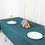 Polyester 60"x102" Rectangle Tablecloth Peacock Teal - Durable and Stylish Table Cover