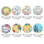 500Pcs 1.5" Thank You Tropical Colorful Floral Stickers Roll, Labels For DIY Envelope Seal - Round