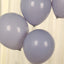 50 Pack Matte Pastel Serenity Blue Biodegradable Balloons 12", Round Eco-friendly Thick Latex Party Balloons