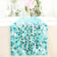 Big Payette Sequin 13"x108" Table Runner Turquoise - Dazzling Design
