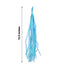 12 Pack Pre-Tied Turquoise Tissue Paper Tassel Garland With String, Hanging Fringe Party Streamer Backdrop Decor