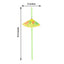 50-Pack Umbrella Drinking Straws Multi-Colored - Fun Disposable Straws for Tropical Parties 10"