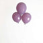 25 Pack 12" Matte Pastel Violet Amethyst Helium Air Latex Party Balloons