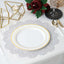 6-Pack Dining Table Mats Floral Lace Design White - Vinyl Non-Slip Surface with Vintage Appeal 15"