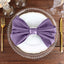 5 Pack Polyester 20"x20" Napkins Violet Amethyst - Wrinkle Resistant & Easy Care Cloth Napkins
