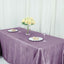 Taffeta 90"x132" Rectangle Tablecloth Violet Amethyst - Seamless Accordion Crinkle Table Cover